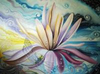 Surreal - Lotus - Oil On Canvas